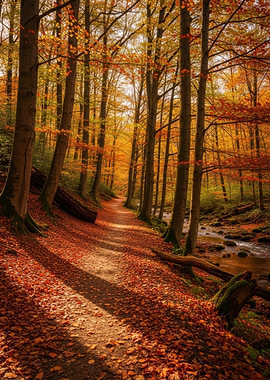 Autumn Forest Path