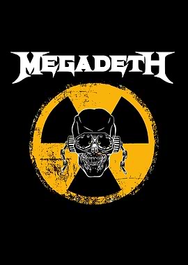 Megadeth Skull Radiation Symbol
