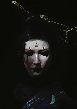 Wwuchang Portrait with Hair Accessories