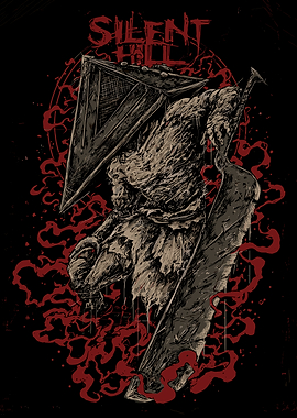 Silent Hill Pyramid Head Illustration
