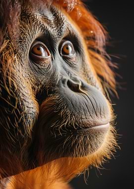 Orangutan Portrait