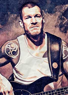 bass guitar portrait