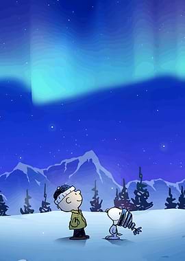 Charlie Brown and Snoopy Aurora