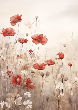 Poppies and Wildflowers