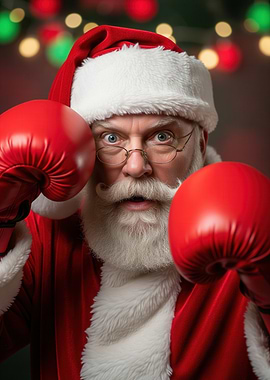 Santa Claus Boxing
