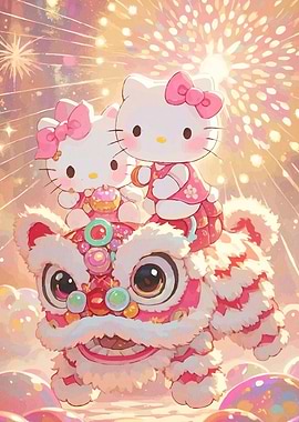 Hello Kitty Lion Dance Celebration