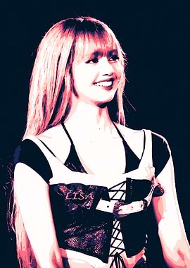 Lisa from Blackpink Portrait