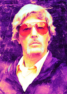 Fred Durst with Sunglasses and Moustache Portrait