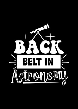 Back Belt in Astronomy Design