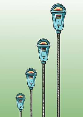 Parking Meters in a Row