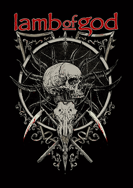 Lamb of God Skull Artwork