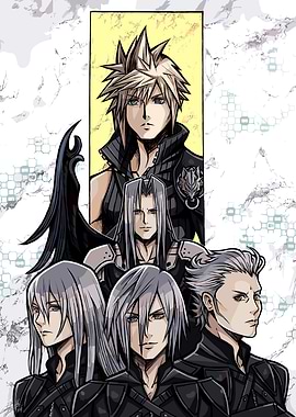 Final Fantasy Characters Illustration