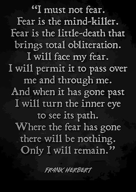 Dune: I Must Not Fear Quote