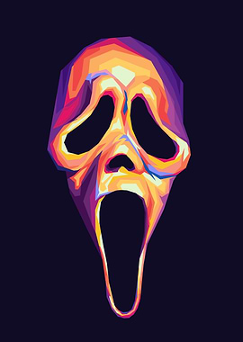 Scream Mask Pop Art