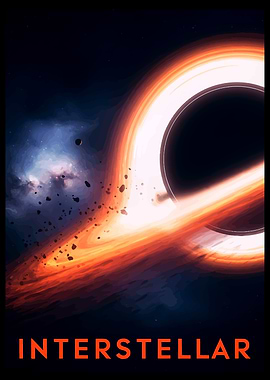 Interstellar Black Hole Artwork