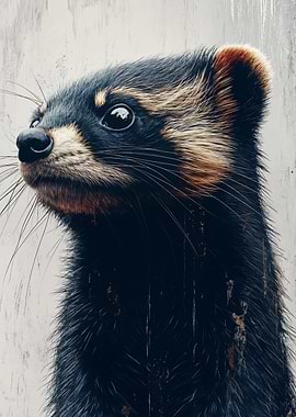 Ferret Portrait