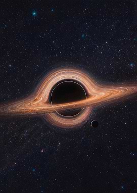 Black Hole in Deep Space