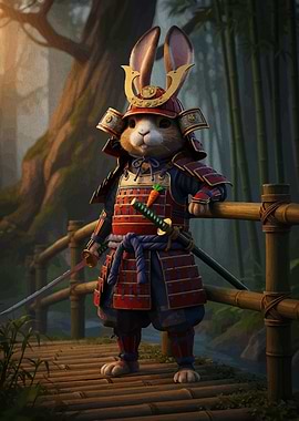 Samurai Rabbit Warrior