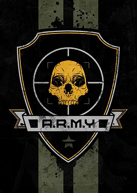 Army Skull Emblem
