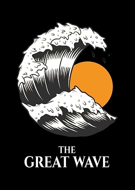 The Great Wave Illustration