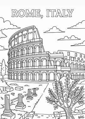 Rome Italy Cityscape