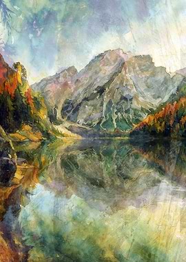 A Mountain Admiring Itself