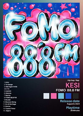 KESI - FOMO 88.8 FM Album Art