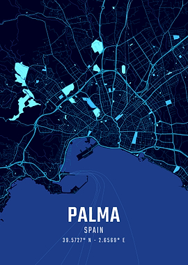 Palma Midnight City Map