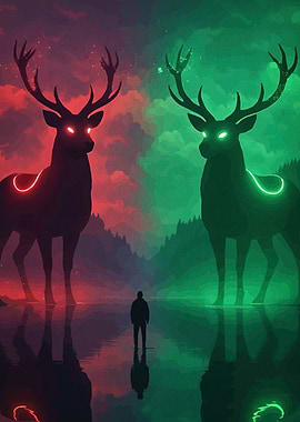 Mystical Deer Encounter