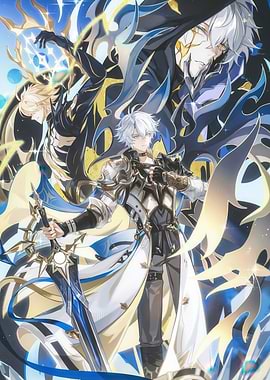 Anime Characters with Sword and Magic