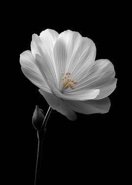 Monochrome Flower Blossom
