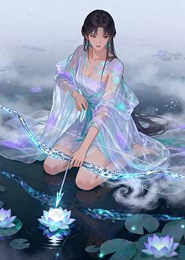 Archer in Lotus Pond