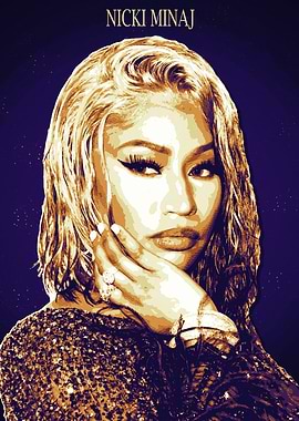 Nicki Minaj Portrait Art