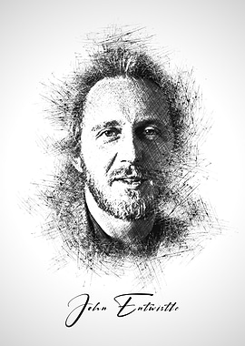 John Entwistle Portrait Sketch
