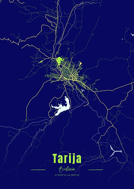 Tarija, Bolivia City Map