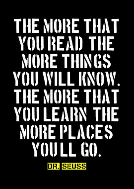 Dr. Seuss Quote: Read and Learn