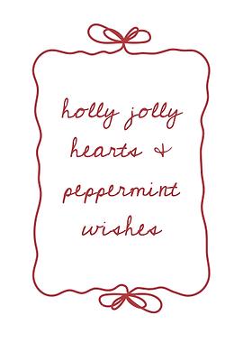 Holly Jolly Hearts Peppermint Wishes
