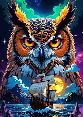 Owl, Ship, and Cosmic Landscape