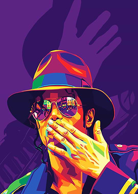 Michael Jackson Pop Art Portrait