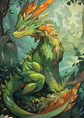 Leaf Dragon Forest
