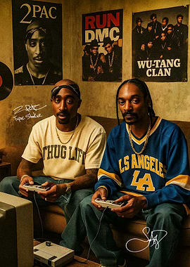 2Pac and Snoop Dogg Gaming