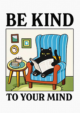 Be Kind to Your Mind Cat