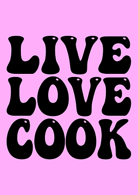 Live Love Cook Text