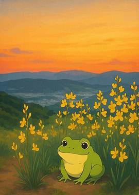 Frog field flowers