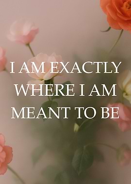 Floral Inspirational Quote