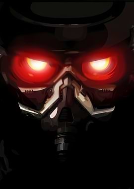 Killzone 2 with Glowing Red Eyes