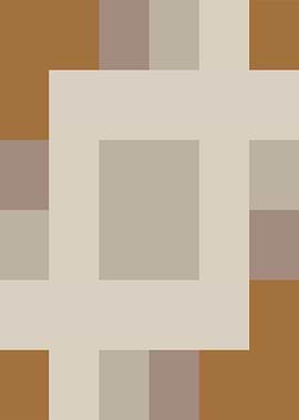 Abstract Geometric Pattern in Earth Tones