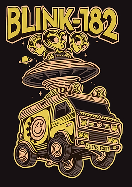 Blink-182 Aliens Exist Van