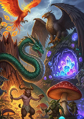 Fantasy Creatures Magical Realm
