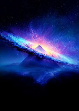 Pyramid and Galaxy